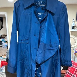 Guess Blue Trench Coat